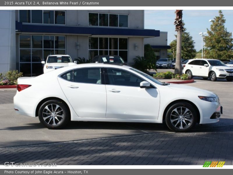 Bellanova White Pearl / Graystone 2015 Acura TLX 2.4