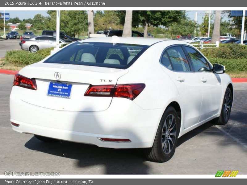 Bellanova White Pearl / Graystone 2015 Acura TLX 2.4