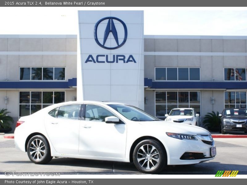 Bellanova White Pearl / Graystone 2015 Acura TLX 2.4