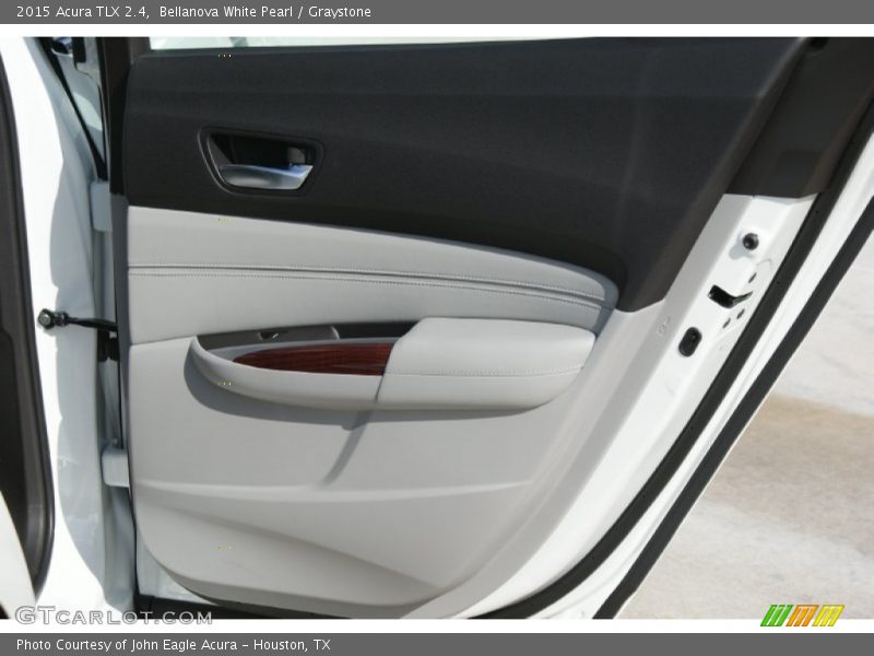 Bellanova White Pearl / Graystone 2015 Acura TLX 2.4
