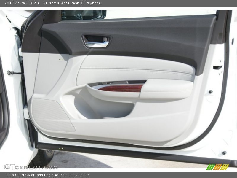 Bellanova White Pearl / Graystone 2015 Acura TLX 2.4