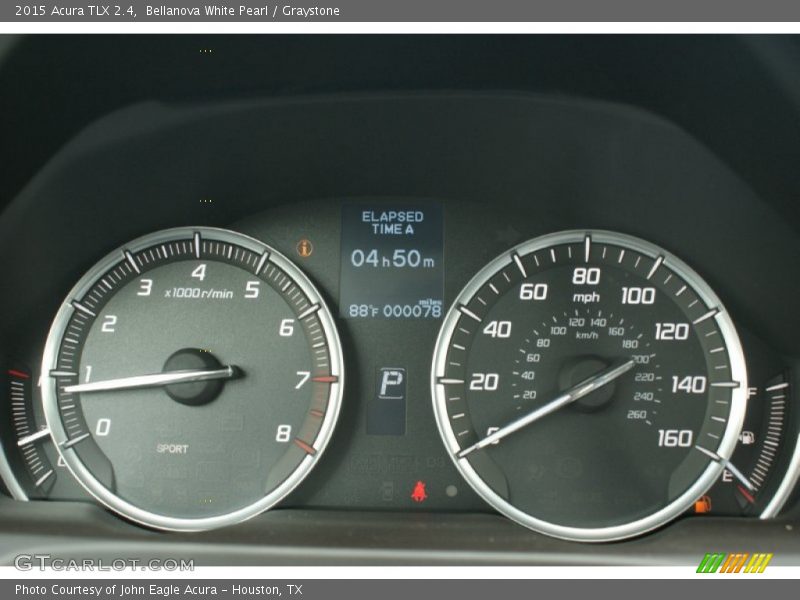 Bellanova White Pearl / Graystone 2015 Acura TLX 2.4