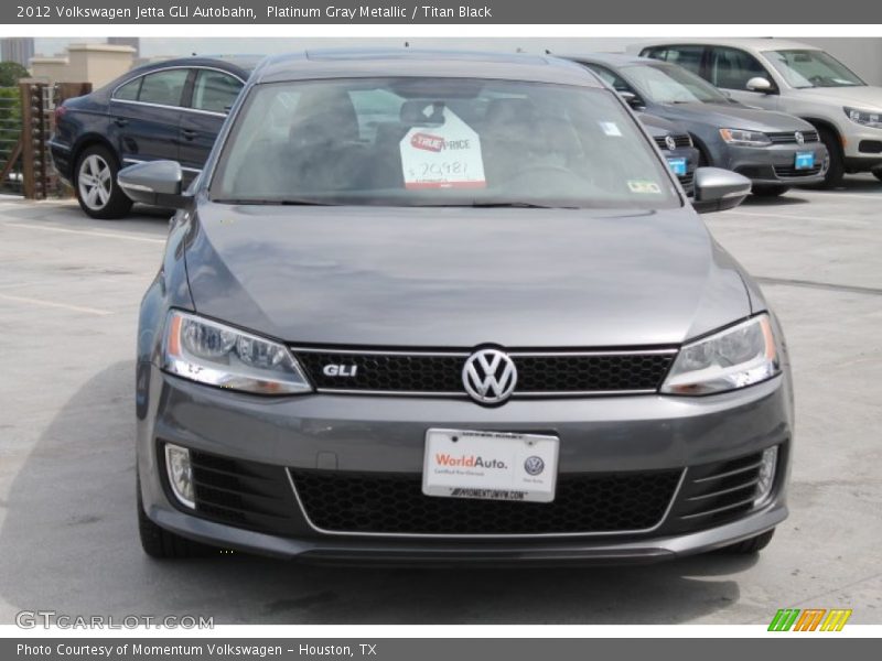 Platinum Gray Metallic / Titan Black 2012 Volkswagen Jetta GLI Autobahn