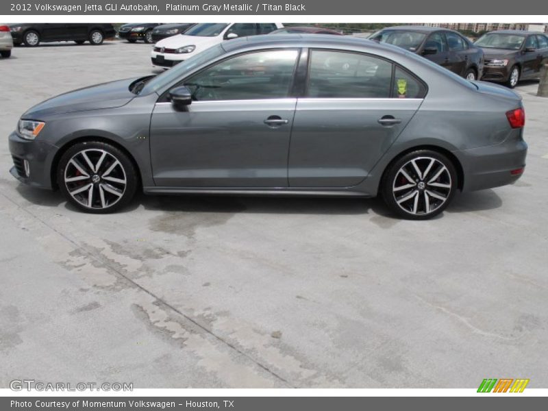 Platinum Gray Metallic / Titan Black 2012 Volkswagen Jetta GLI Autobahn