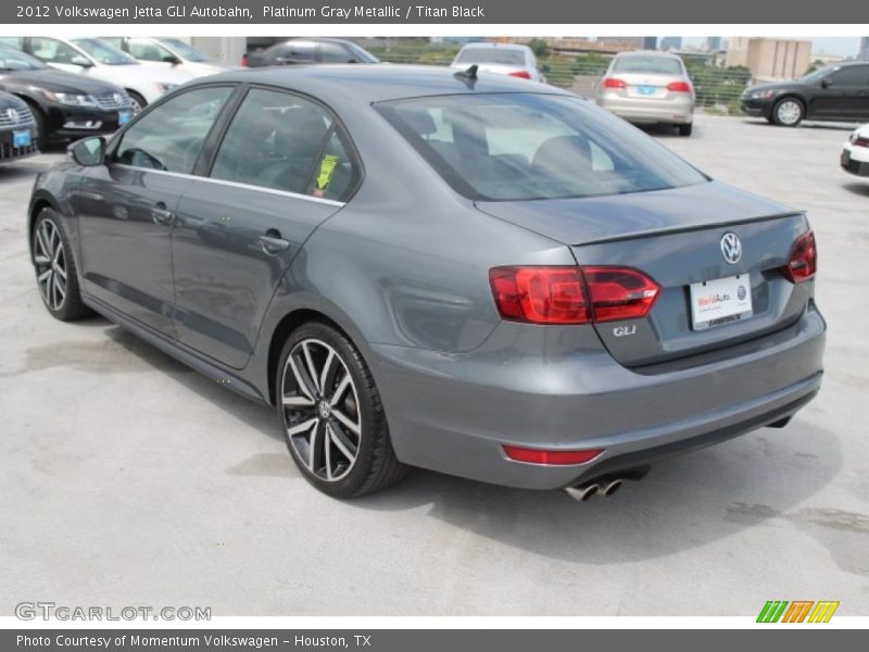 Platinum Gray Metallic / Titan Black 2012 Volkswagen Jetta GLI Autobahn