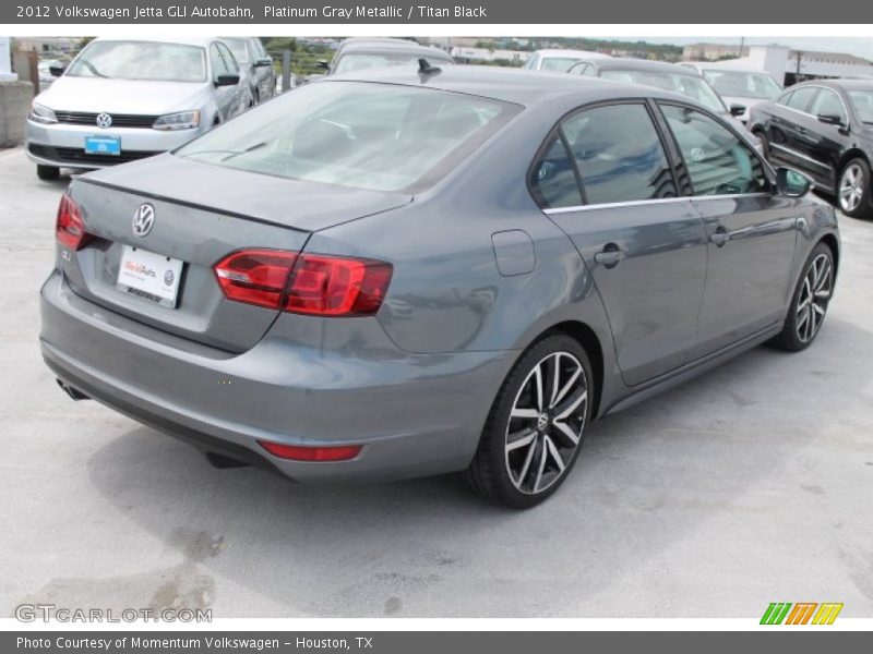 Platinum Gray Metallic / Titan Black 2012 Volkswagen Jetta GLI Autobahn