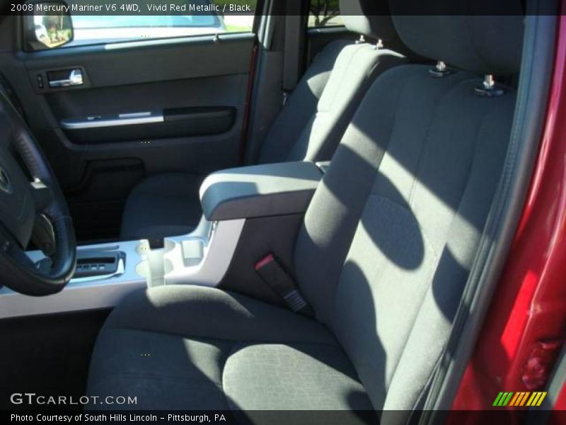 Vivid Red Metallic / Black 2008 Mercury Mariner V6 4WD