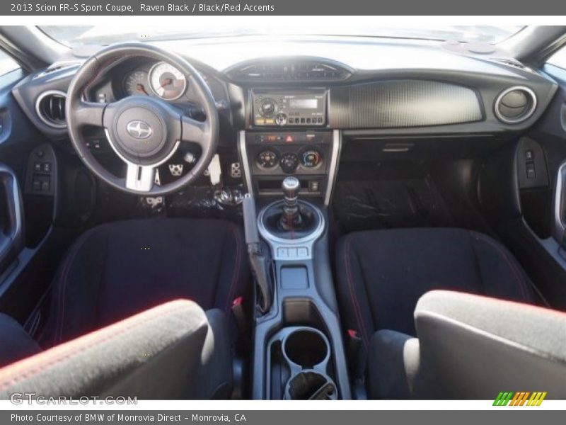 Raven Black / Black/Red Accents 2013 Scion FR-S Sport Coupe