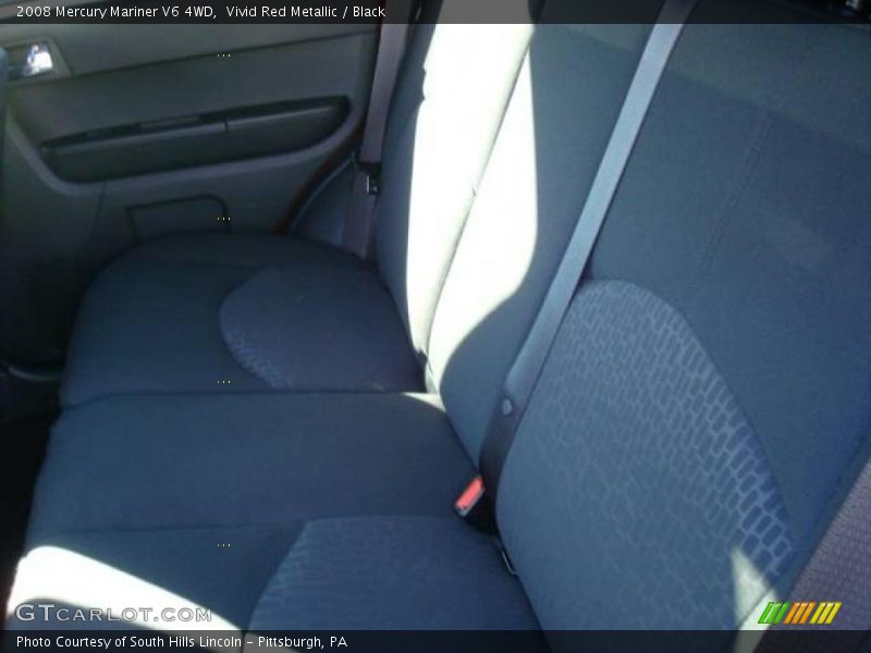 Vivid Red Metallic / Black 2008 Mercury Mariner V6 4WD