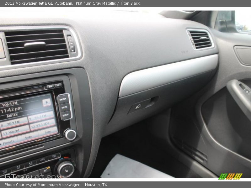 Platinum Gray Metallic / Titan Black 2012 Volkswagen Jetta GLI Autobahn