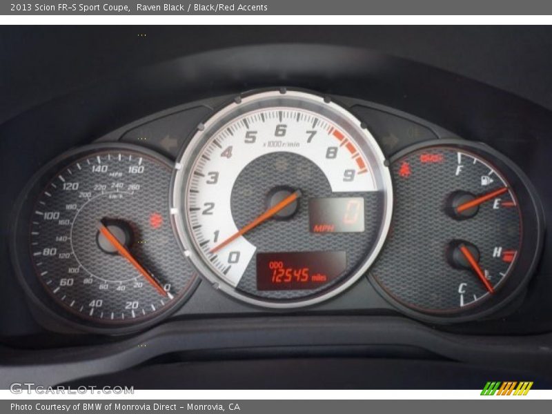 Raven Black / Black/Red Accents 2013 Scion FR-S Sport Coupe