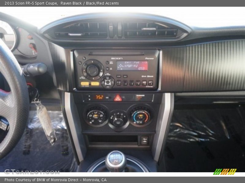 Raven Black / Black/Red Accents 2013 Scion FR-S Sport Coupe