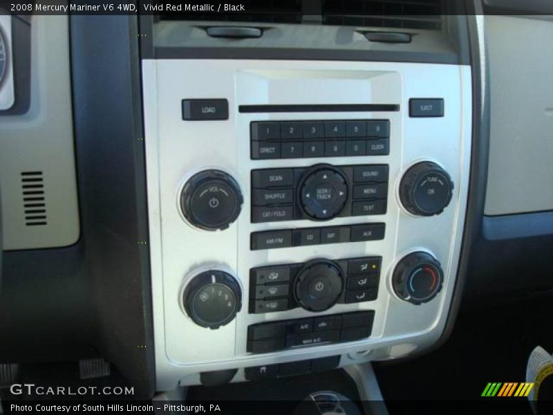 Vivid Red Metallic / Black 2008 Mercury Mariner V6 4WD