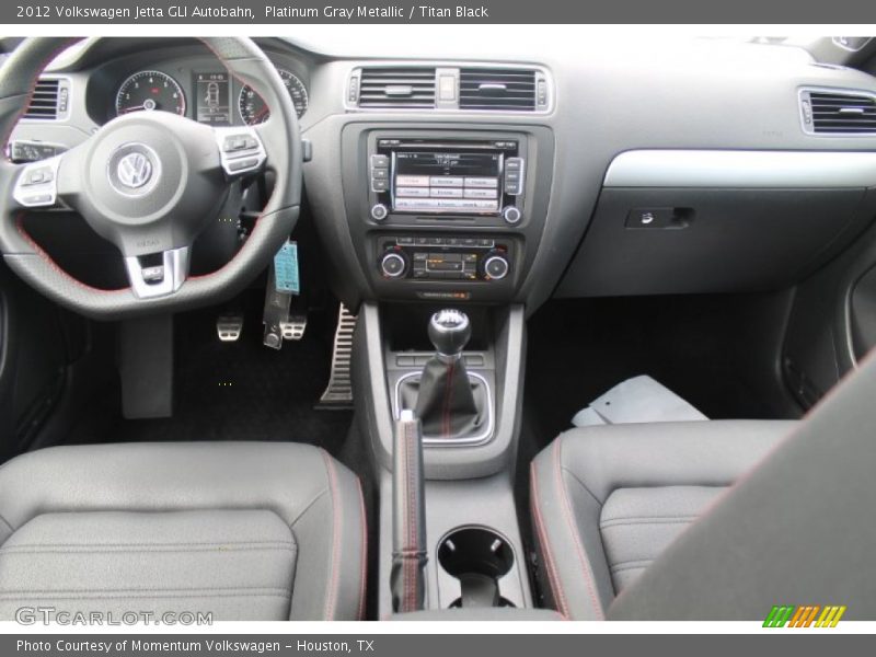 Platinum Gray Metallic / Titan Black 2012 Volkswagen Jetta GLI Autobahn