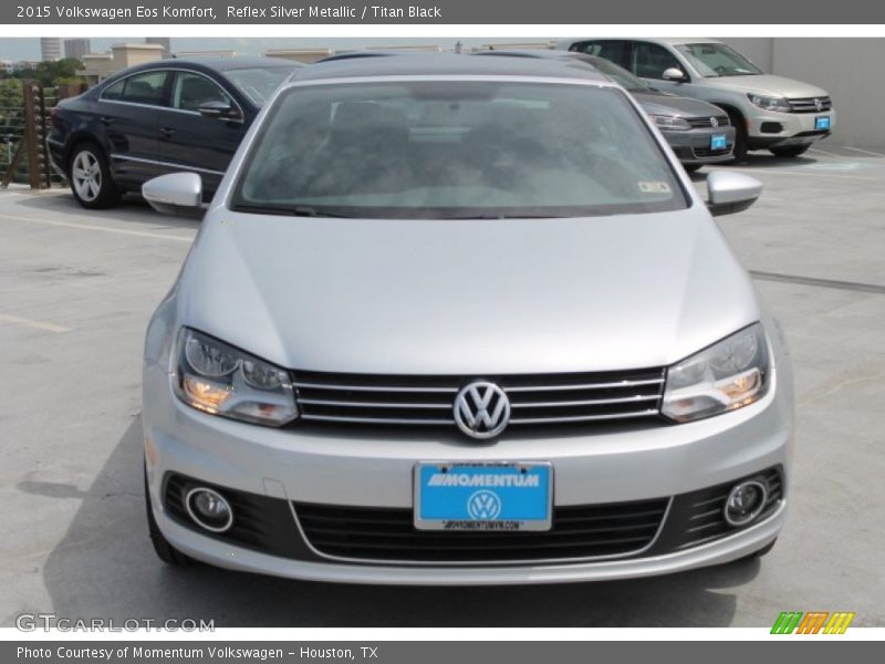 Reflex Silver Metallic / Titan Black 2015 Volkswagen Eos Komfort