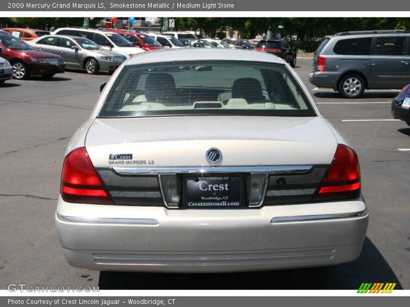 Smokestone Metallic / Medium Light Stone 2009 Mercury Grand Marquis LS