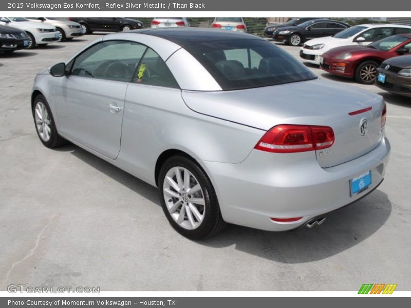 Reflex Silver Metallic / Titan Black 2015 Volkswagen Eos Komfort