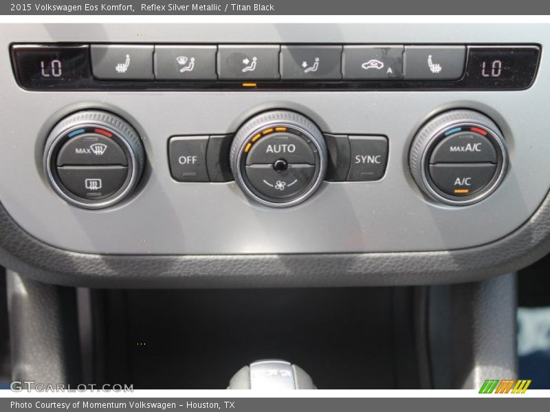 Reflex Silver Metallic / Titan Black 2015 Volkswagen Eos Komfort