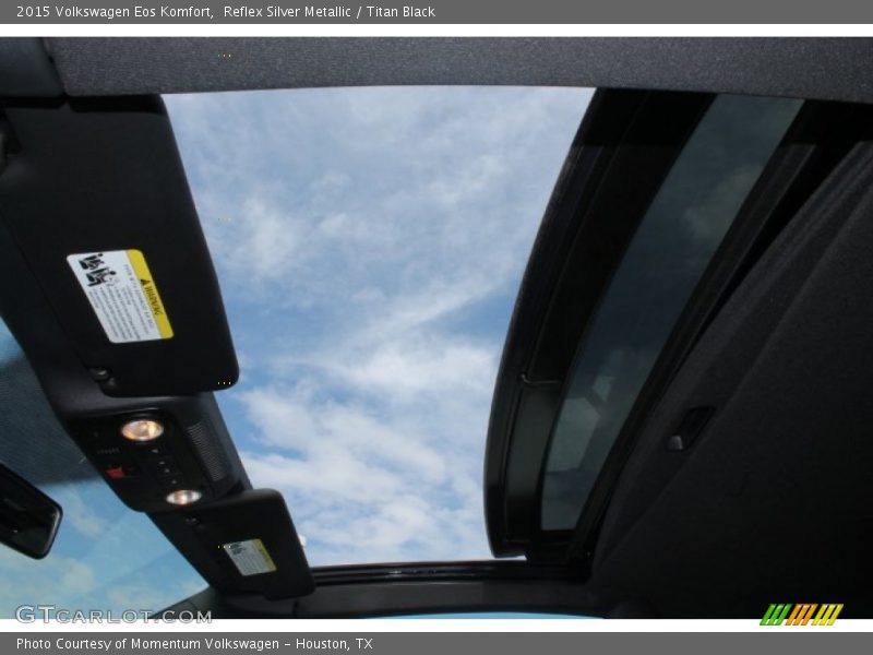 Reflex Silver Metallic / Titan Black 2015 Volkswagen Eos Komfort