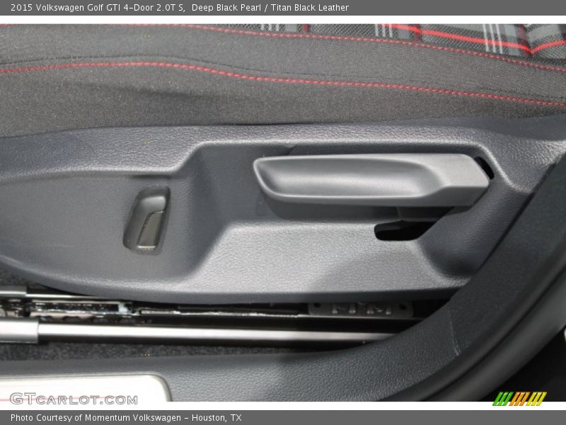 Deep Black Pearl / Titan Black Leather 2015 Volkswagen Golf GTI 4-Door 2.0T S