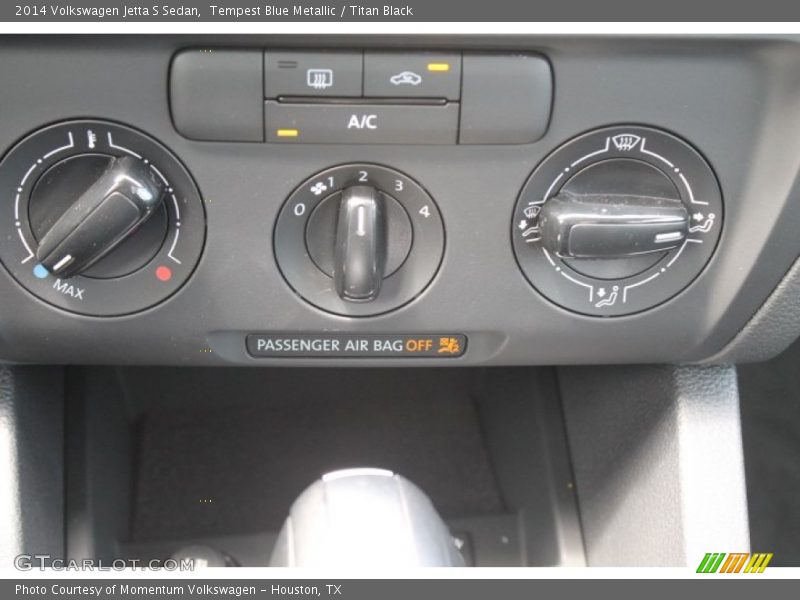 Tempest Blue Metallic / Titan Black 2014 Volkswagen Jetta S Sedan