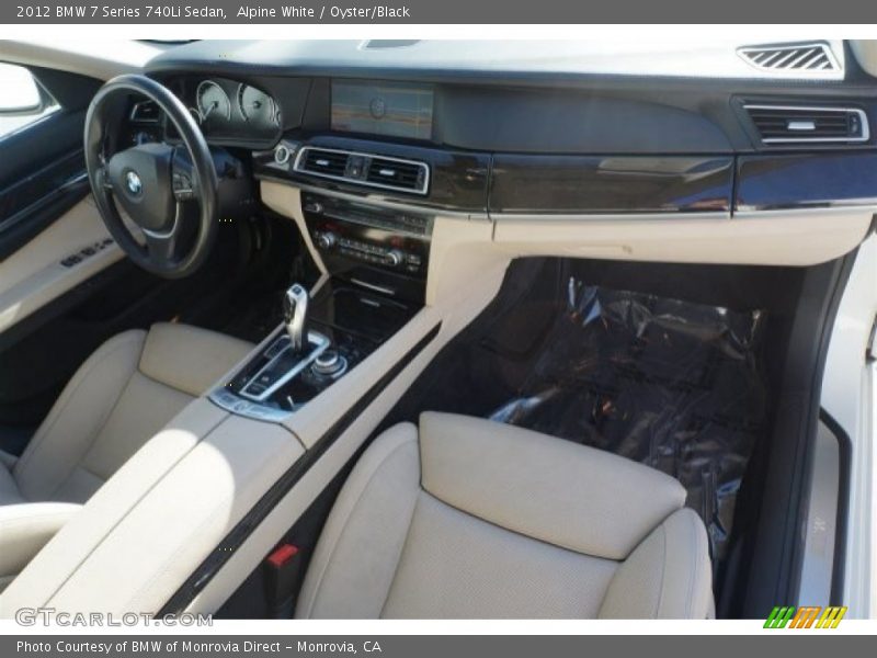 Alpine White / Oyster/Black 2012 BMW 7 Series 740Li Sedan