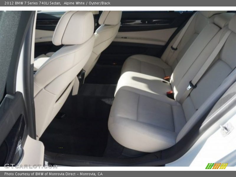 Alpine White / Oyster/Black 2012 BMW 7 Series 740Li Sedan