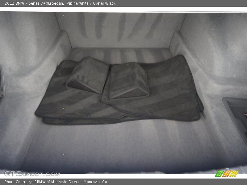 Alpine White / Oyster/Black 2012 BMW 7 Series 740Li Sedan