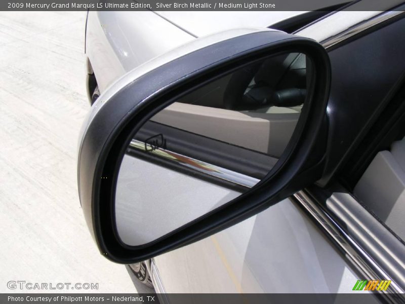 Silver Birch Metallic / Medium Light Stone 2009 Mercury Grand Marquis LS Ultimate Edition