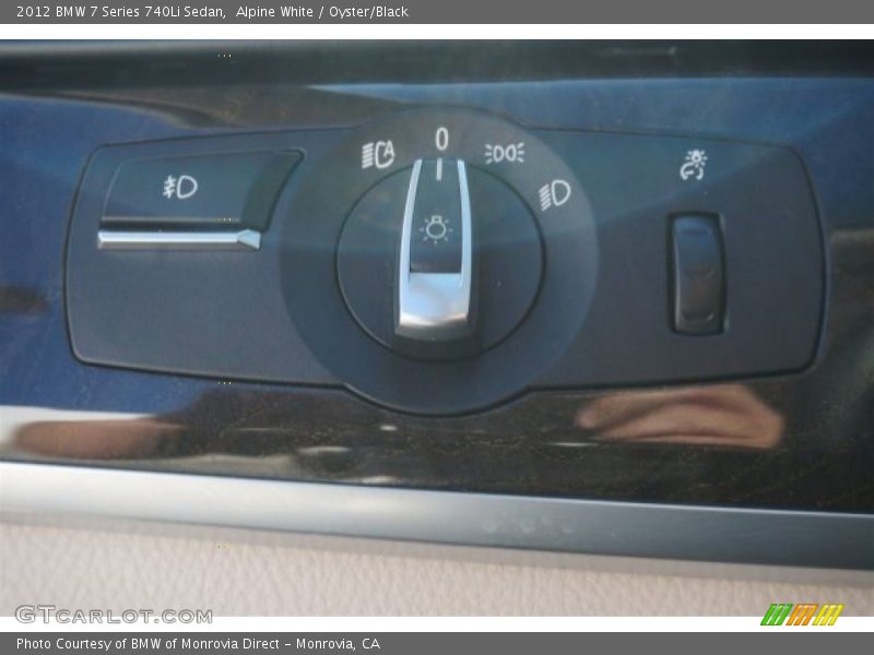 Alpine White / Oyster/Black 2012 BMW 7 Series 740Li Sedan