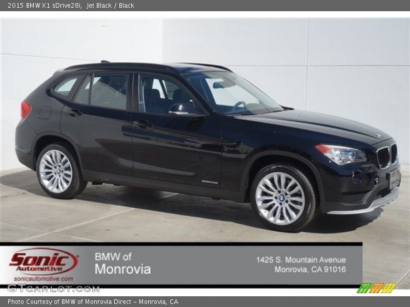 Jet Black / Black 2015 BMW X1 sDrive28i