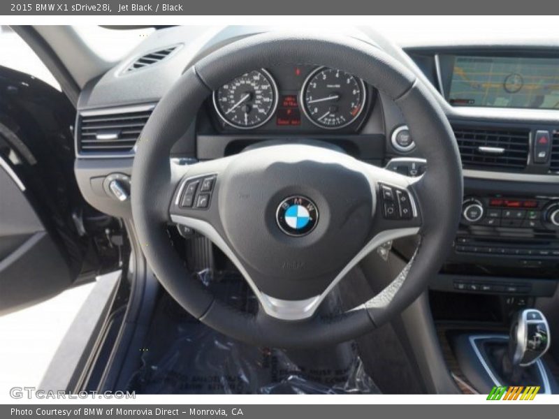 Jet Black / Black 2015 BMW X1 sDrive28i