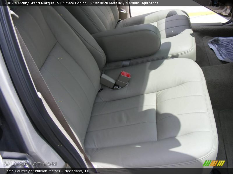Silver Birch Metallic / Medium Light Stone 2009 Mercury Grand Marquis LS Ultimate Edition