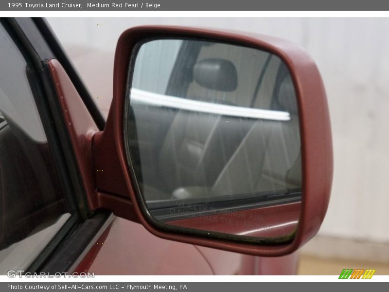 Medium Red Pearl / Beige 1995 Toyota Land Cruiser