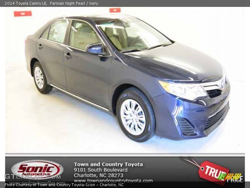 Parisian Night Pearl / Ivory 2014 Toyota Camry LE