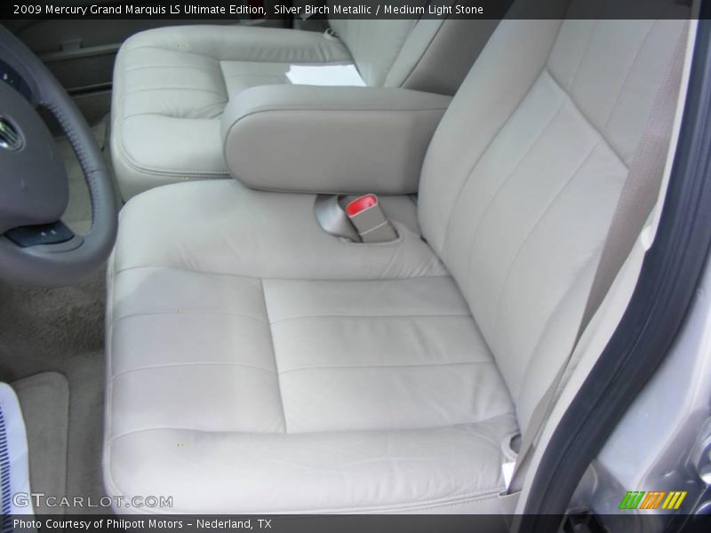 Silver Birch Metallic / Medium Light Stone 2009 Mercury Grand Marquis LS Ultimate Edition