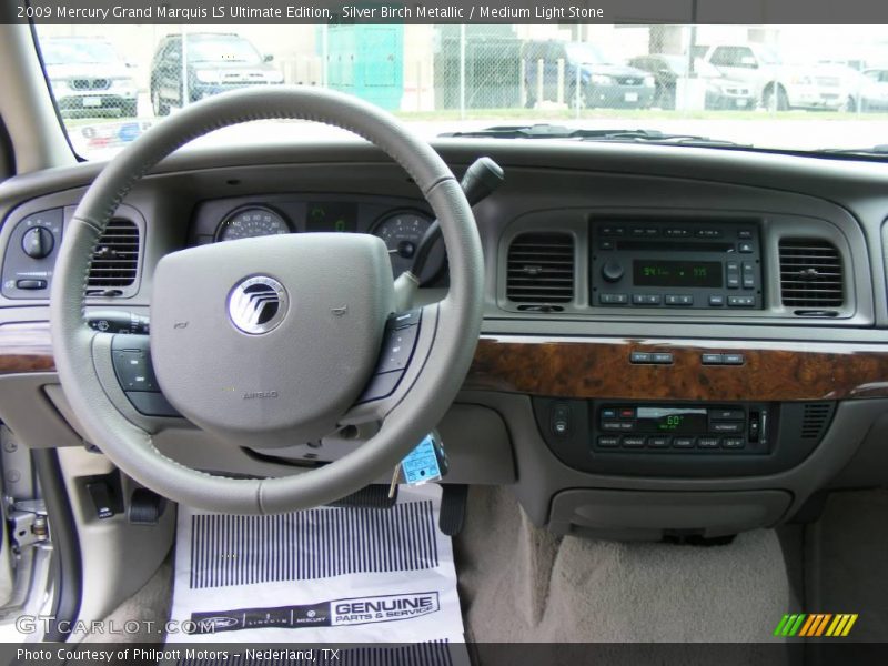 Silver Birch Metallic / Medium Light Stone 2009 Mercury Grand Marquis LS Ultimate Edition