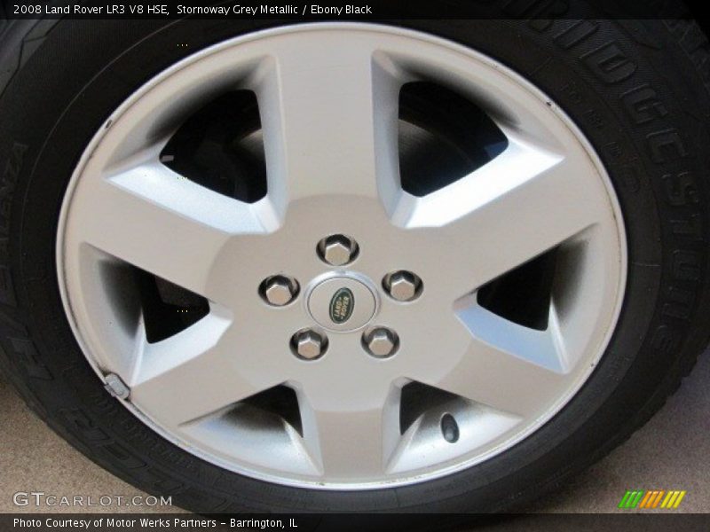 Stornoway Grey Metallic / Ebony Black 2008 Land Rover LR3 V8 HSE