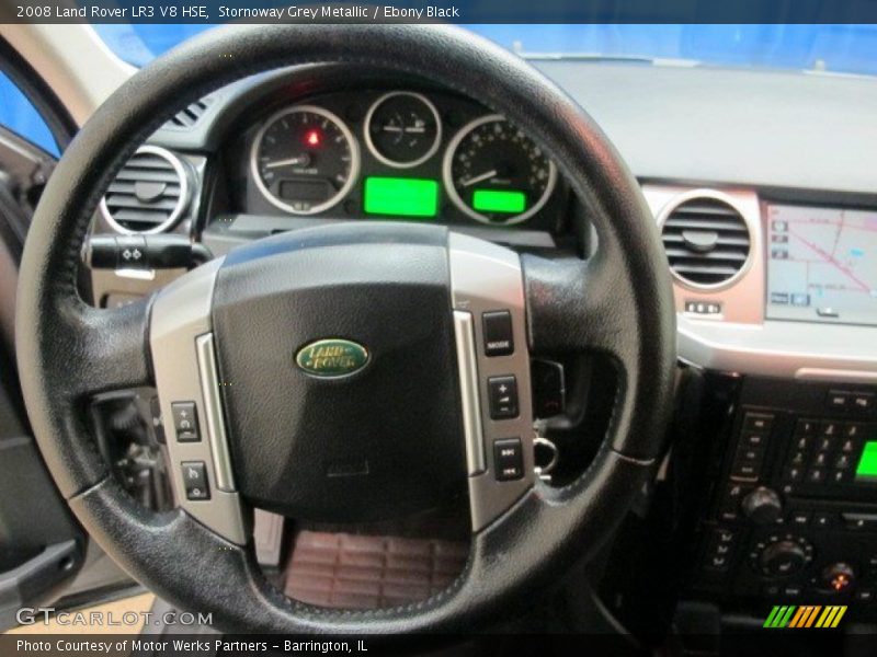 Stornoway Grey Metallic / Ebony Black 2008 Land Rover LR3 V8 HSE