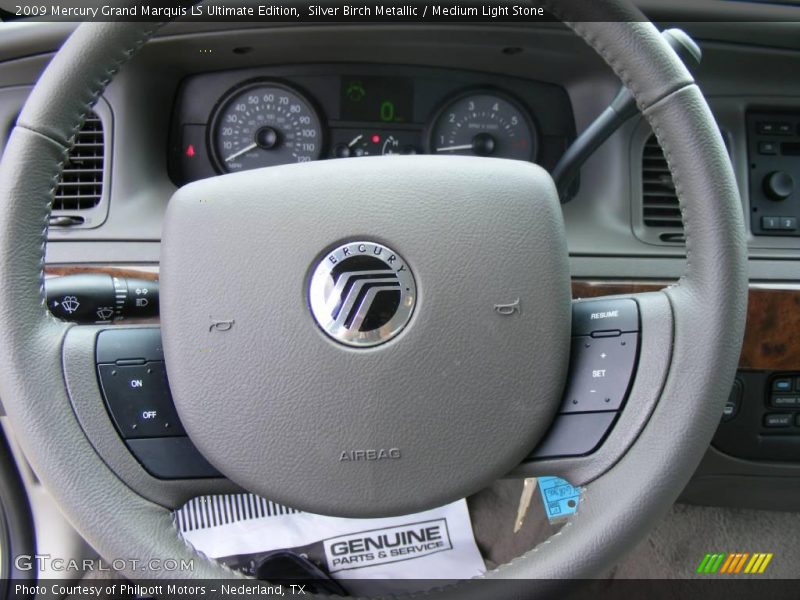 Silver Birch Metallic / Medium Light Stone 2009 Mercury Grand Marquis LS Ultimate Edition
