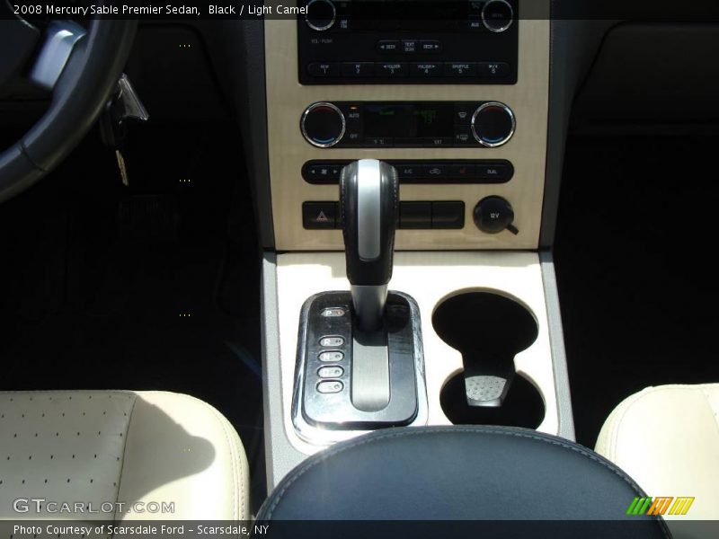 Black / Light Camel 2008 Mercury Sable Premier Sedan