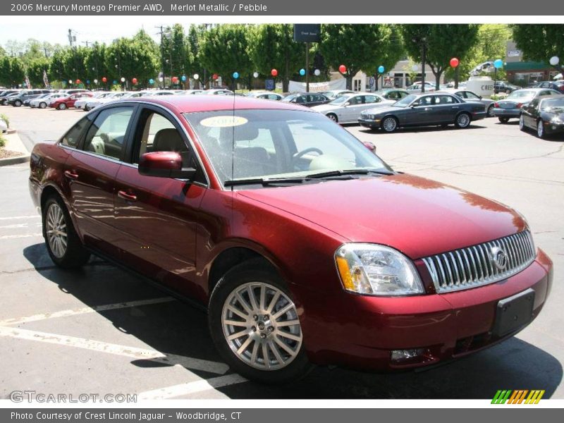 Merlot Metallic / Pebble 2006 Mercury Montego Premier AWD