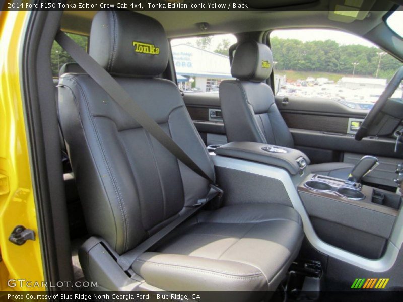 Front Seat of 2014 F150 Tonka Edition Crew Cab 4x4