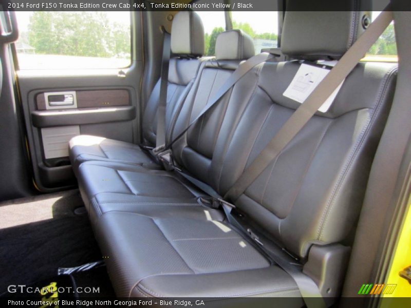Rear Seat of 2014 F150 Tonka Edition Crew Cab 4x4