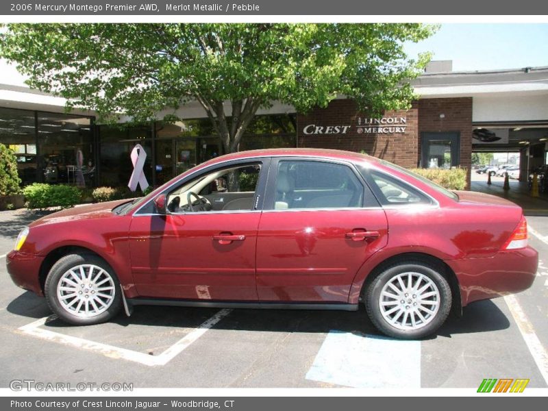 Merlot Metallic / Pebble 2006 Mercury Montego Premier AWD