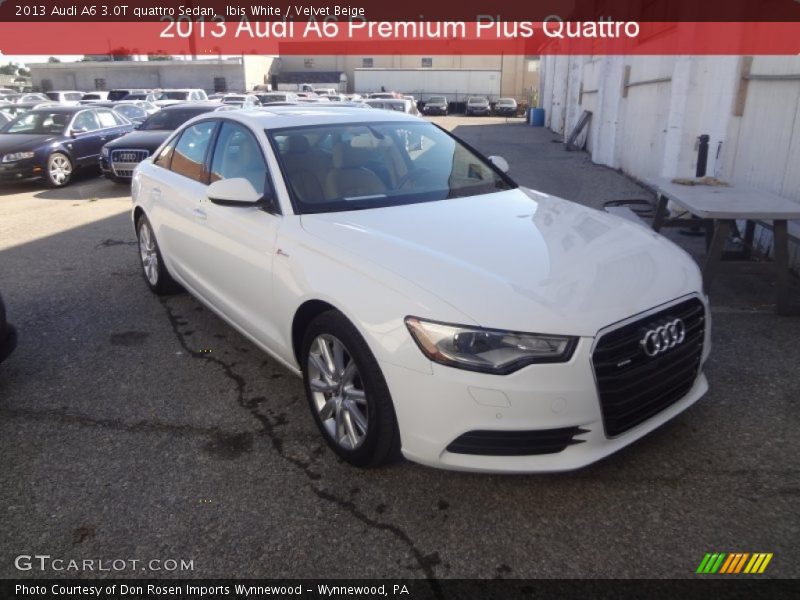 Ibis White / Velvet Beige 2013 Audi A6 3.0T quattro Sedan
