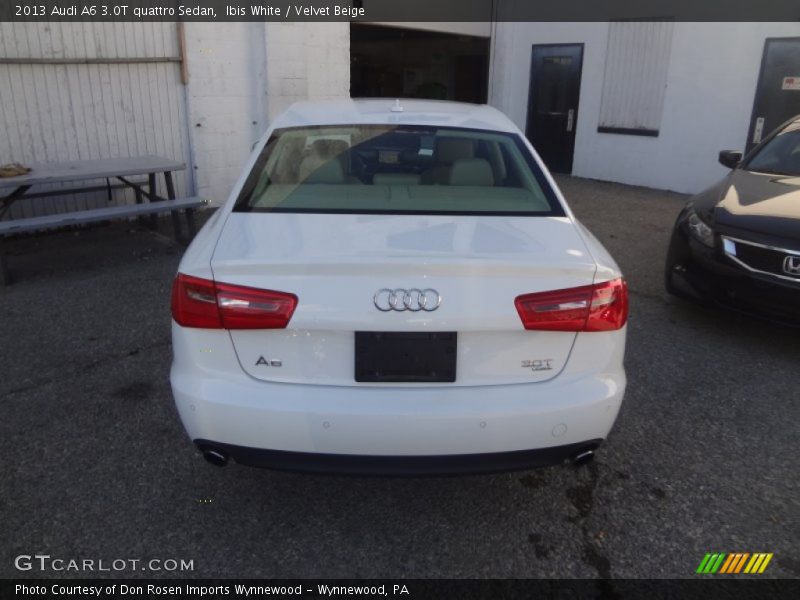 Ibis White / Velvet Beige 2013 Audi A6 3.0T quattro Sedan
