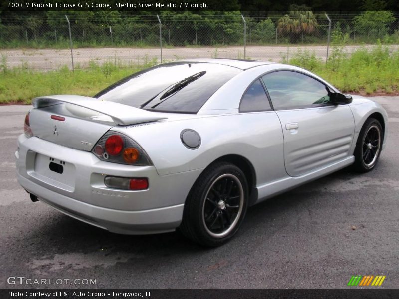 Sterling Silver Metallic / Midnight 2003 Mitsubishi Eclipse GTS Coupe
