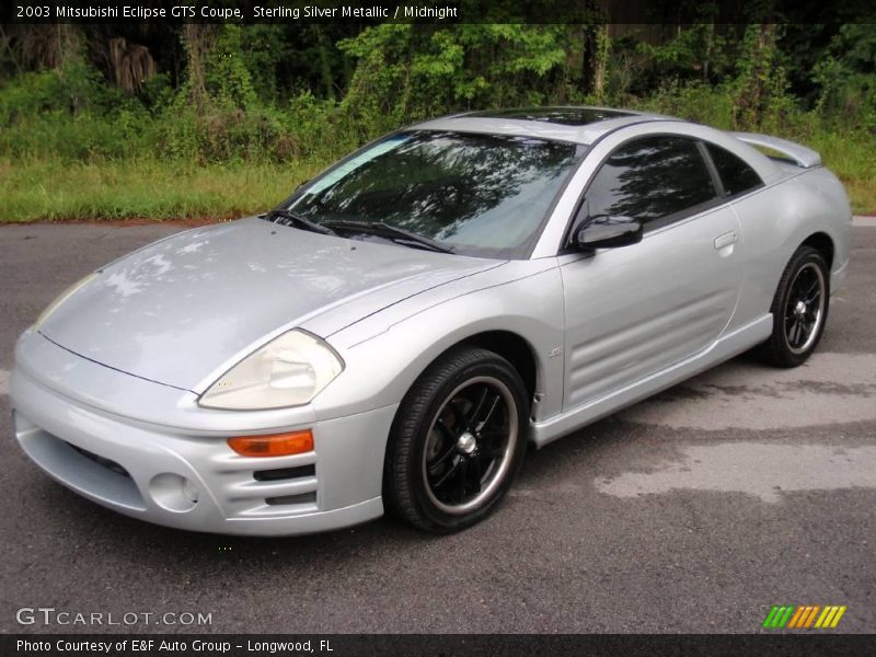 Sterling Silver Metallic / Midnight 2003 Mitsubishi Eclipse GTS Coupe