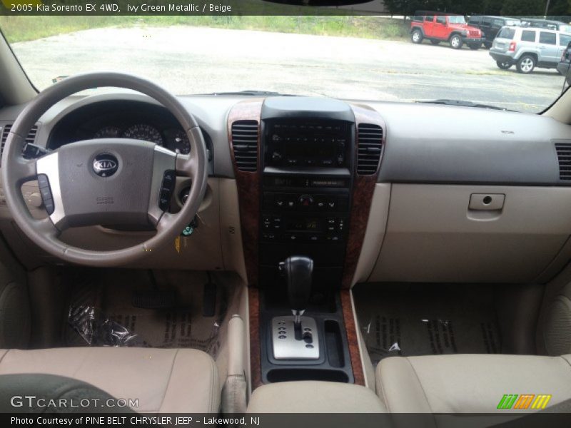 Ivy Green Metallic / Beige 2005 Kia Sorento EX 4WD